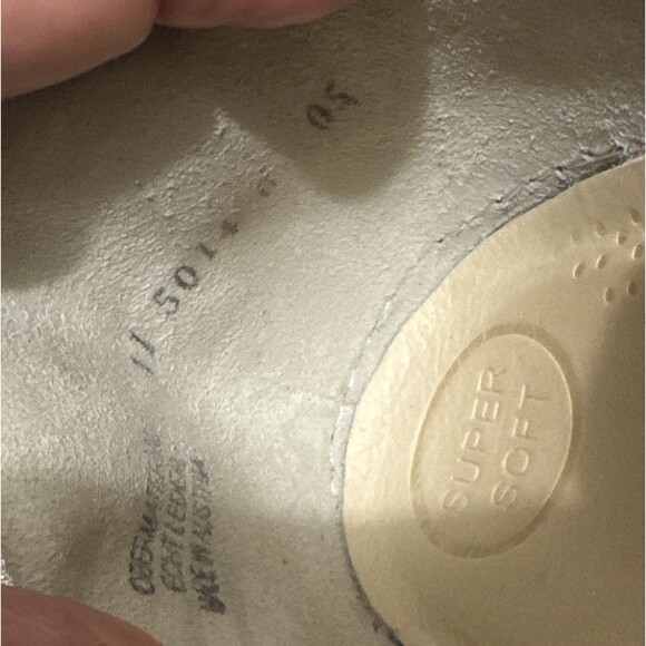 Paul Green Candice Metallic Silver Leather Platform Slip-On Sneakers Women Sz 9 - Picture 14 of 15